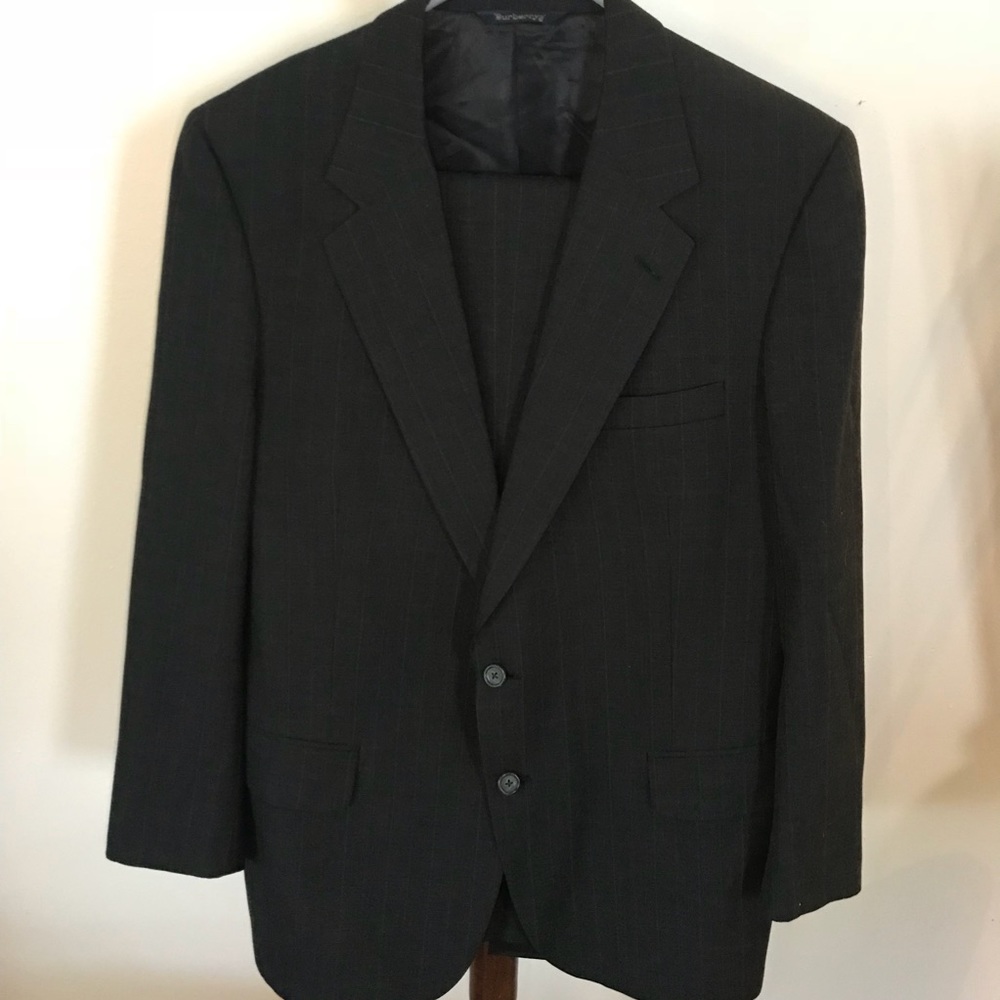 Vintage Burberrys pinstripe wool suit